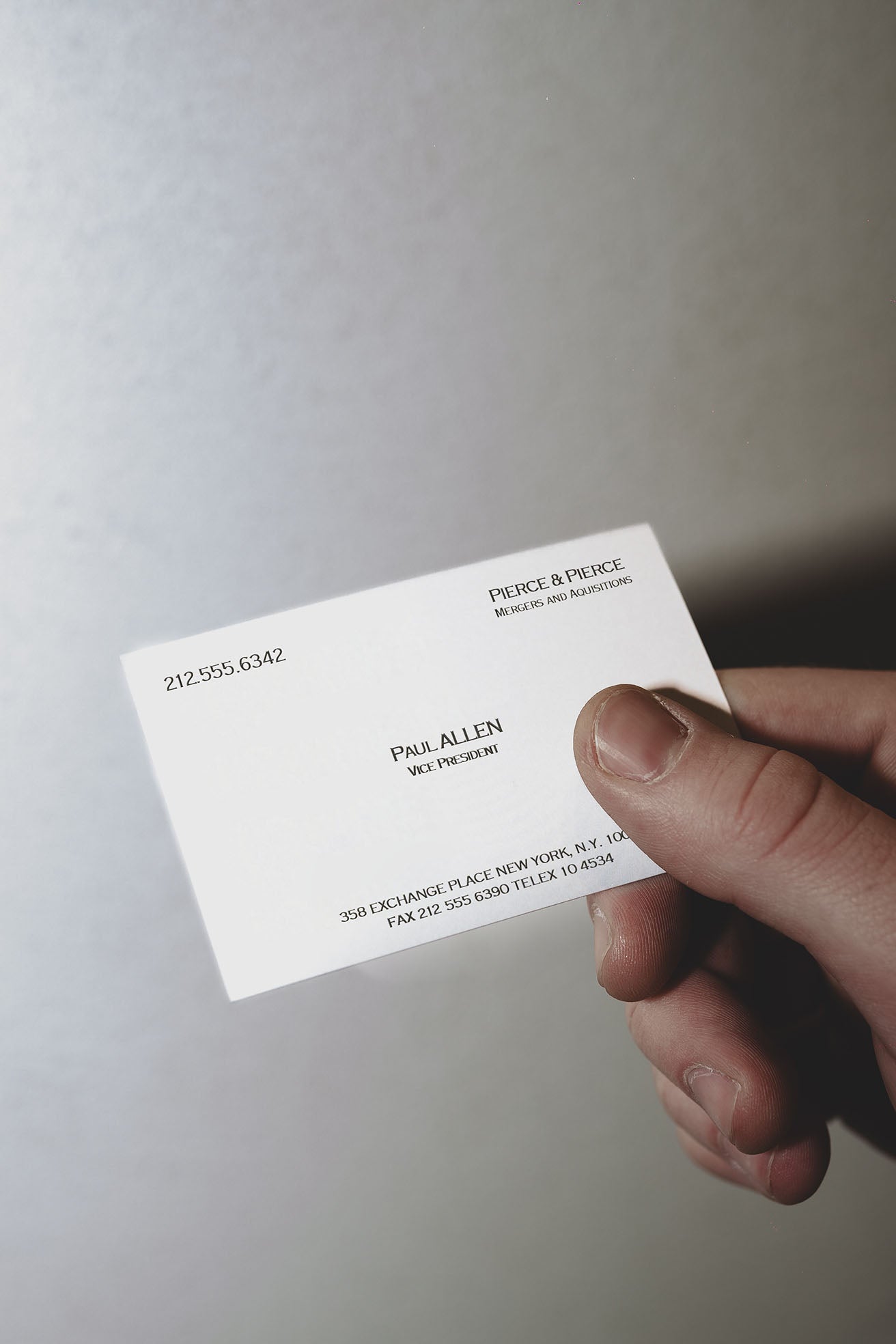 Space Business Card Mockup 02