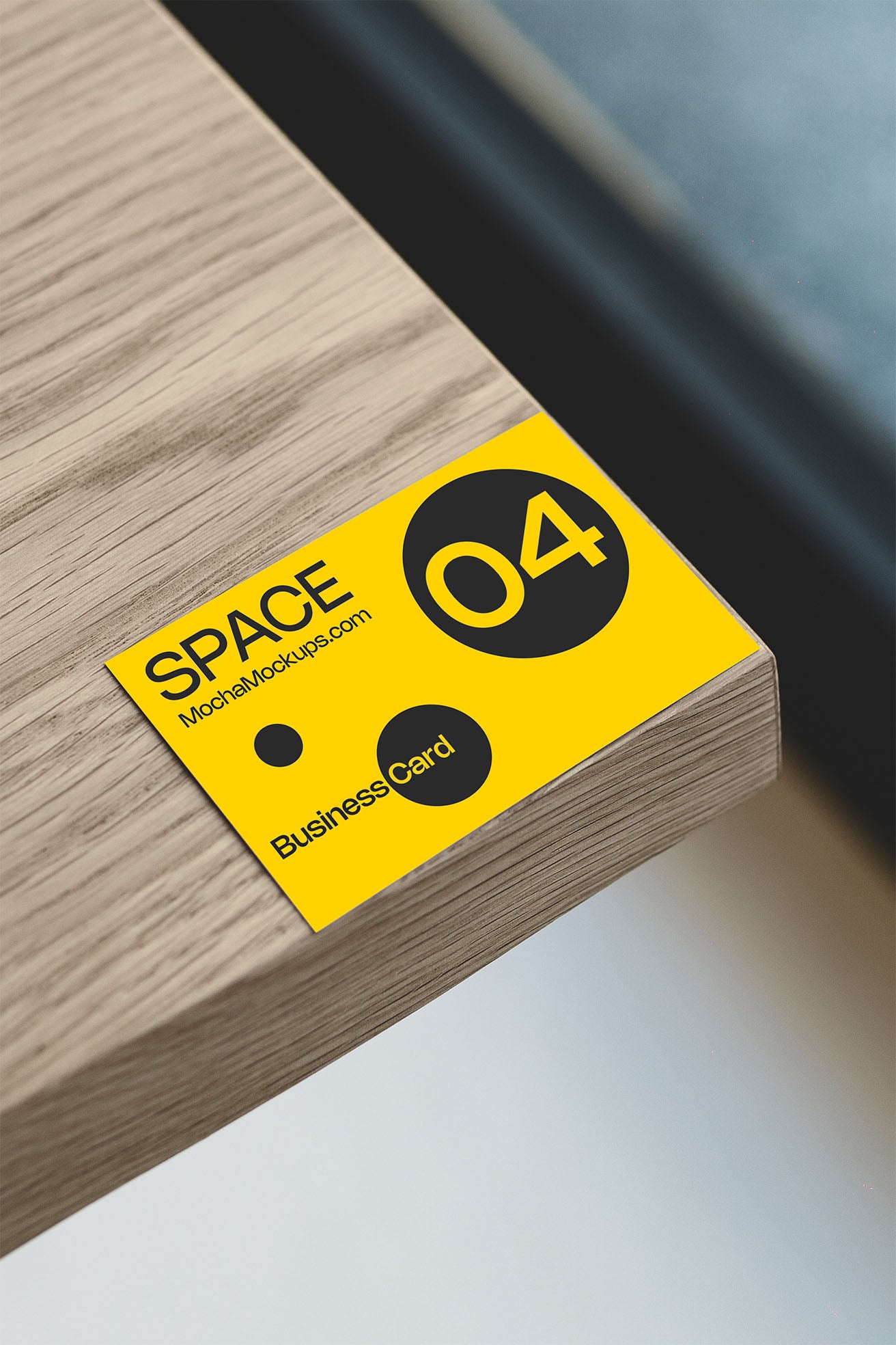 Space Business Card Mockup 04