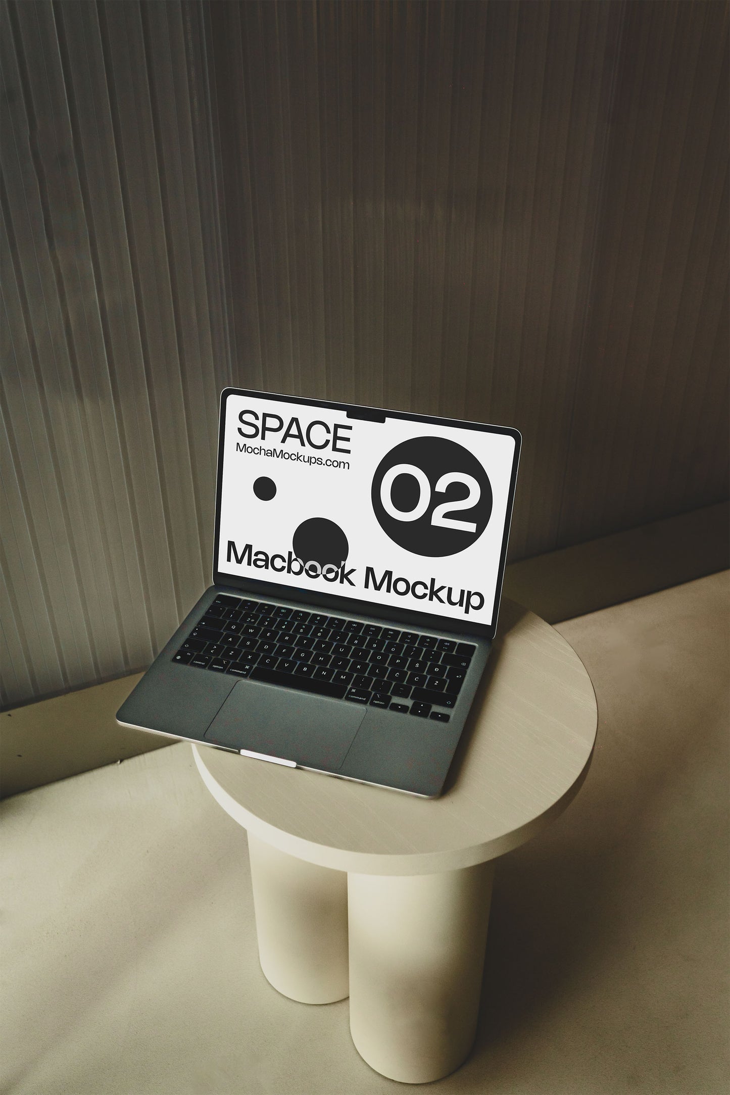 Space MacBook Mockup 02