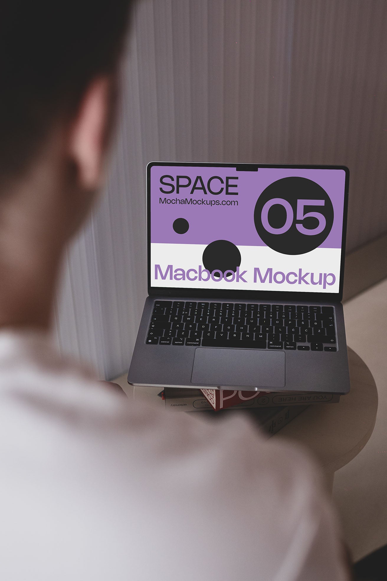 Space MacBook Mockup 05