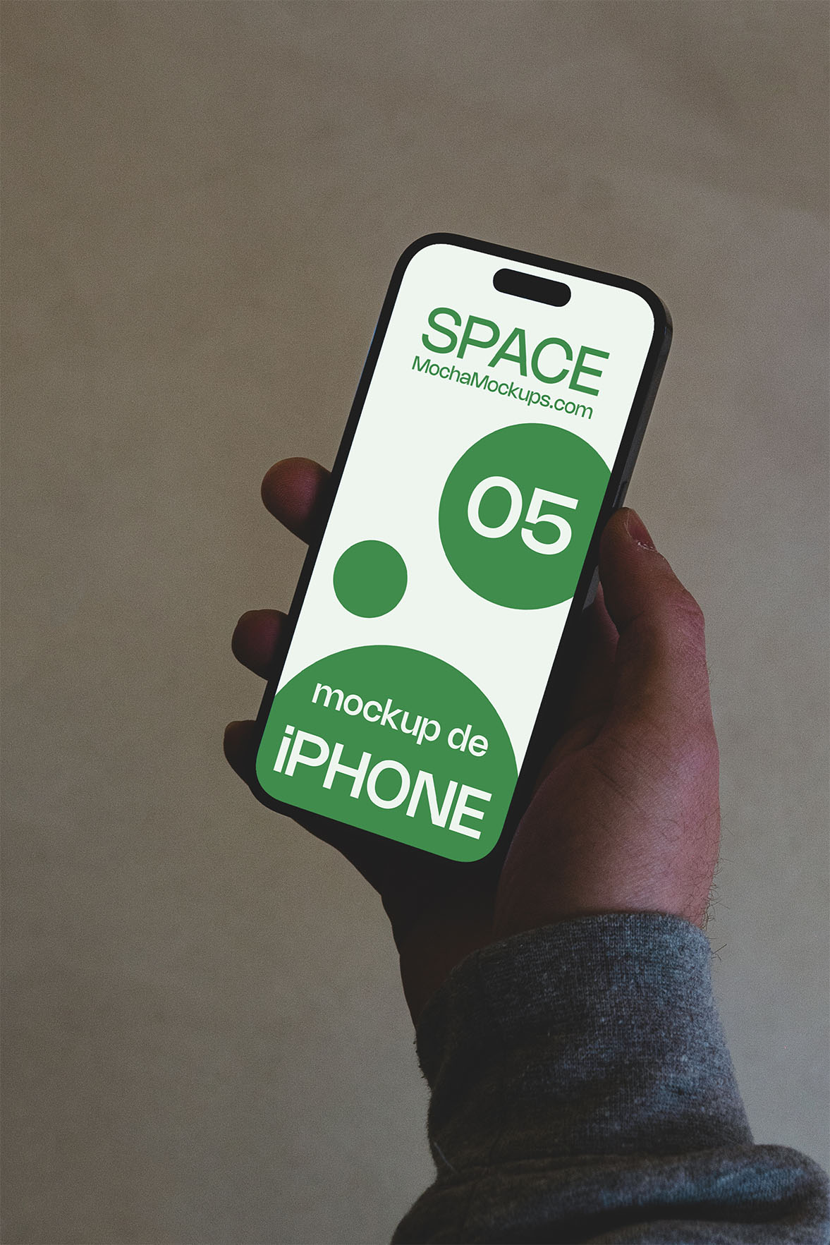 Space iPhone Mockup 05