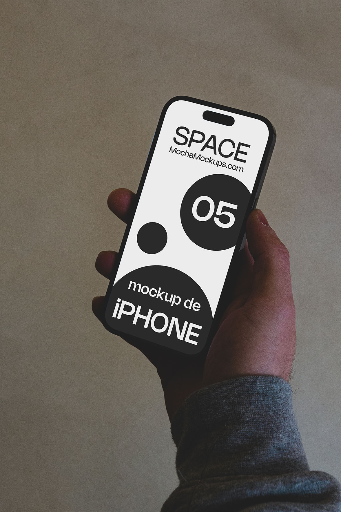 Space iPhone Mockup 05