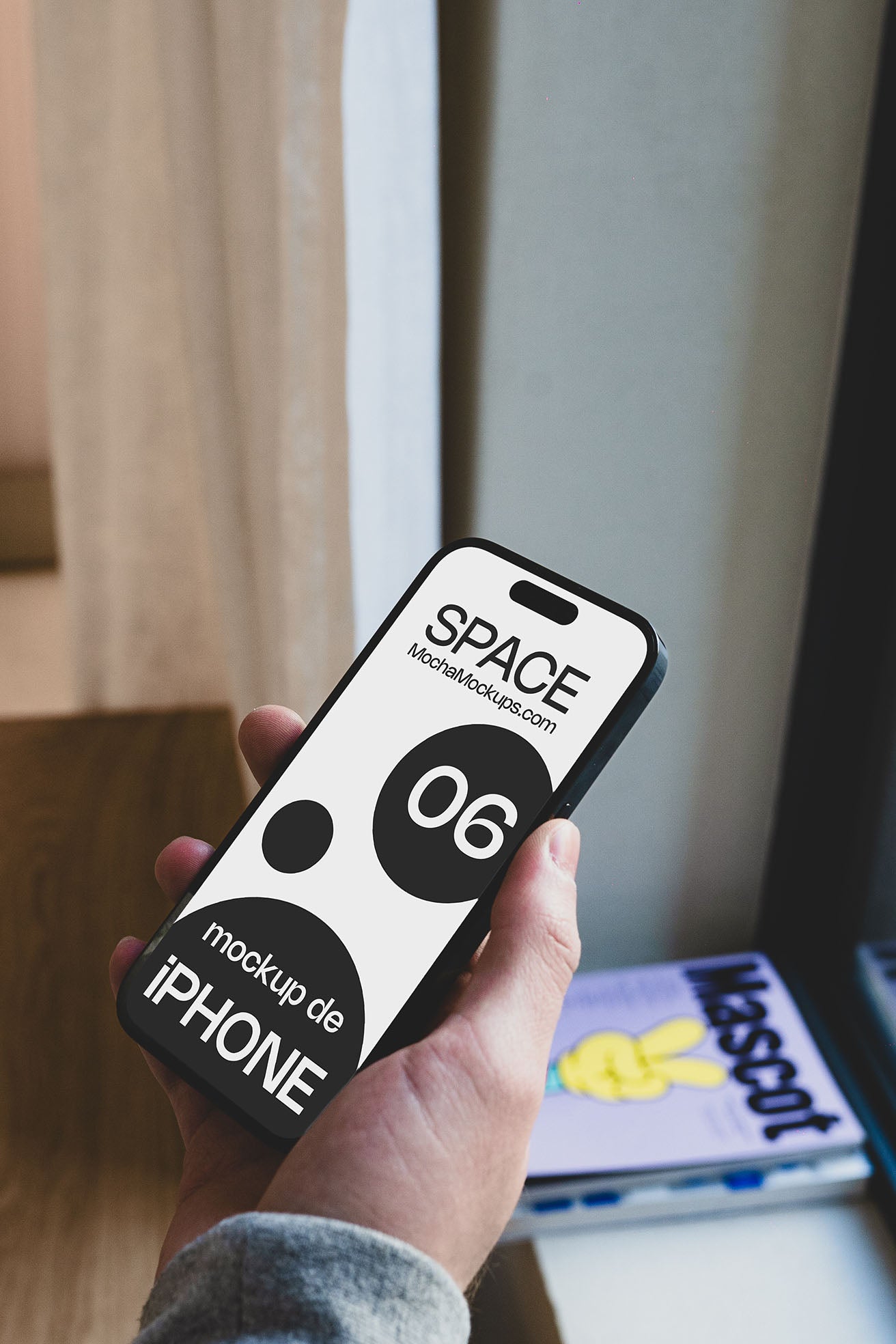 Space iPhone Mockup 06